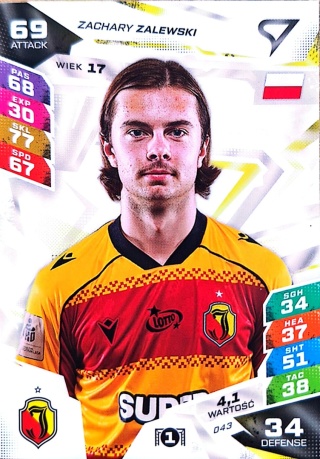 43 Zachary Zalewski Jagiellonia Białystok Sportzoo Duel PKO BP Ekstraklasa 2026/27