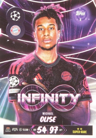 8 Michael Olise FC Bayern Infinity Match Attax 2026/27