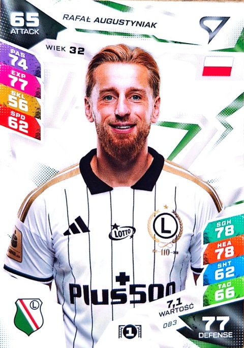 83 Rafał Augustyniak Legia Warszawa Sportzoo Duel PKO BP Ekstraklasa 2026/27