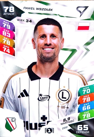 88 Paweł Wszołek Legia Warszawa Sportzoo Duel PKO BP Ekstraklasa 2026/27