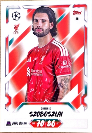 86 Dominik Szoboszlai Liverpool Base Match Attax 2026/27
