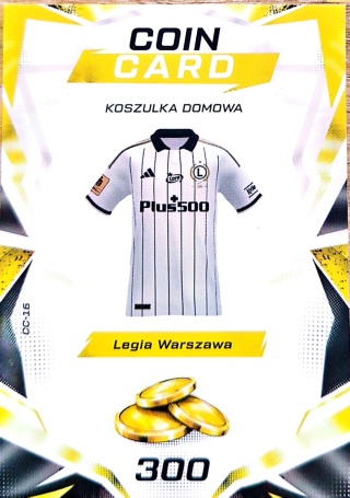 CC-16 Coin Card Koszulka Domowa Legia Warszawa Sportzoo Duel PKO BP Ekstraklasa 2026/27