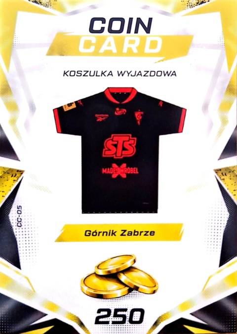 CC-05 Coin Card Koszulka Wyjazdowa Górnik Zabrze Sportzoo Duel PKO BP Ekstraklasa 2026/27