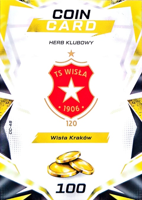 CC-48 Coin Card Herb Klubowy Wisła Kraków Sportzoo Duel PKO BP Ekstraklasa 2026/27
