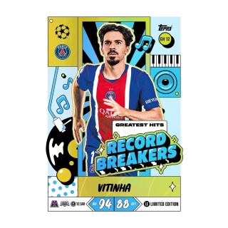 GH12 Vitinha PSG Limited Edition Record Breakers Match Attax 2026/27