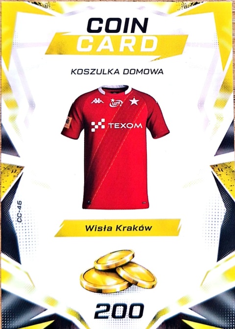 CC-46 Coin Card Koszulka Domowa Wisła Kraków Sportzoo Duel PKO BP Ekstraklasa 2026/27