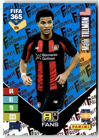 379-bu Malik Tillman Bayer 04 Leverkusen Fan Favourite Blue FIFA 365 2027