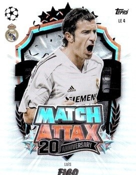 LE4 Luís Figo Real Madryt Limited Edition Legend Match Attax 2026/27