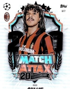 LE7 Ruud Gullit AC Milan Limited Edition Legend Match Attax 2026/27