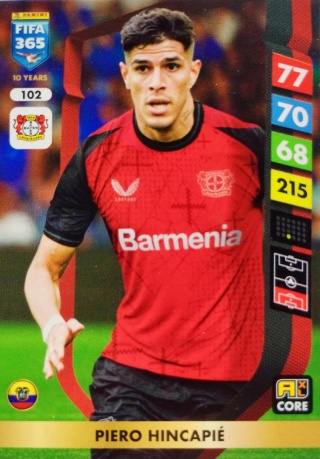 102 Piero Hincapié Bayer Leverkusen Core FIFA 365 2025