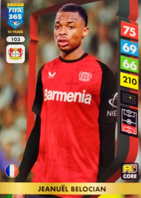 103 Jeanuël Belocian Bayer Leverkusen Core FIFA 365 2025