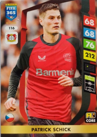 116 Patrik Schick Bayer Leverkusen Core FIFA 365 2025