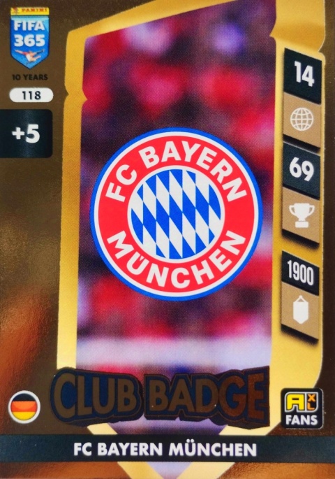 118 Club Badge FC Bayern Core FIFA 365 2025