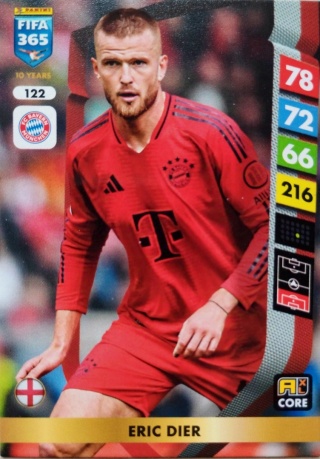 122 Eric Dier FC Bayern Core FIFA 365 2025