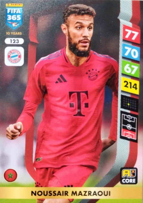 123 Noussair Mazraoui FC Bayern Core FIFA 365 2025