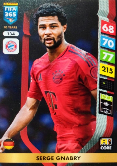 134 Serge Gnabry FC Bayern Core FIFA 365 2025