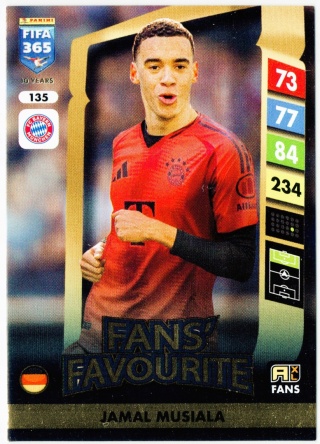 135 Jamal Musiala FC Bayern Fans’ Favourite FIFA 365 2025