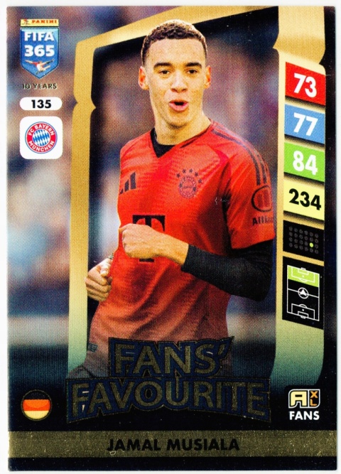 135 Jamal Musiala FC Bayern Fans’ Favourite FIFA 365 2025