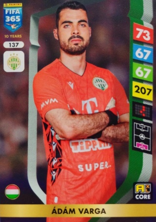 137 Ádám Varga Ferencvárosi Core FIFA 365 2025