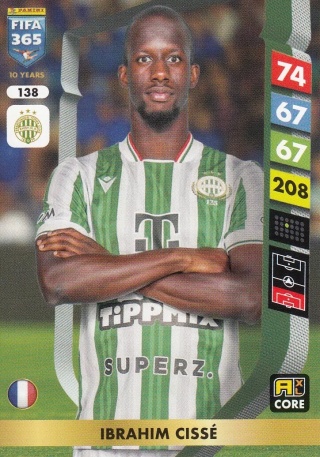 138 Ibrahim Cissé Ferencvárosi Core FIFA 365 2025