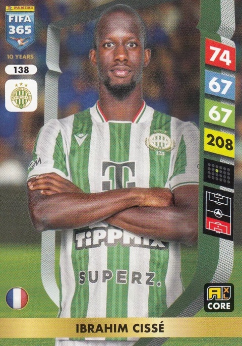 138 Ibrahim Cissé Ferencvárosi Core FIFA 365 2025
