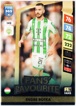 142 Endre Botka Ferencvárosi Fans’ Favourite FIFA 365 2025