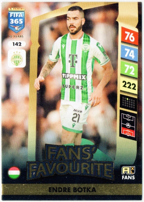 142 Endre Botka Ferencvárosi Fans’ Favourite FIFA 365 2025