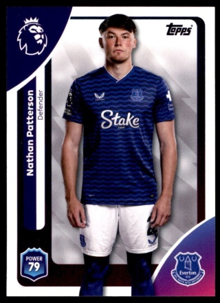 133 Nathan Patterson Everton Base Premier League 2026