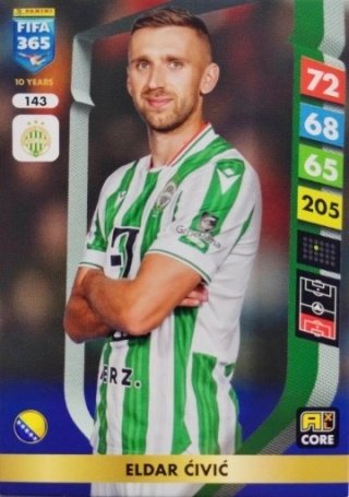 143 Eldar Ćivić Ferencvárosi Core FIFA 365 2025