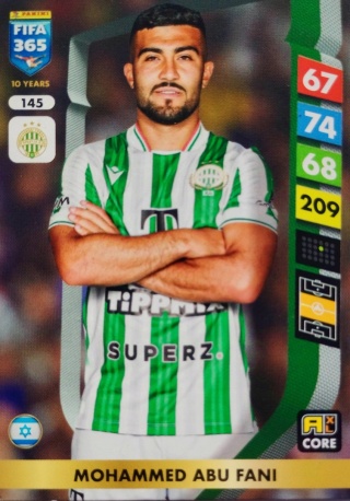 145 Mohammad Abu Fani Ferencvárosi Core FIFA 365 2025