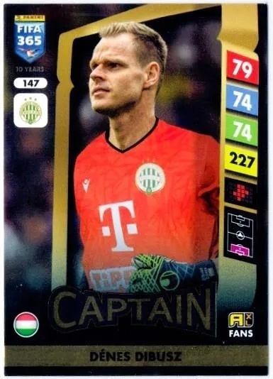147 Dénes Dibusz Ferencvárosi Core Captain FIFA 365 2025