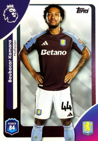 25 Boubacar Kamara Aston Villa Base Premier League 2026