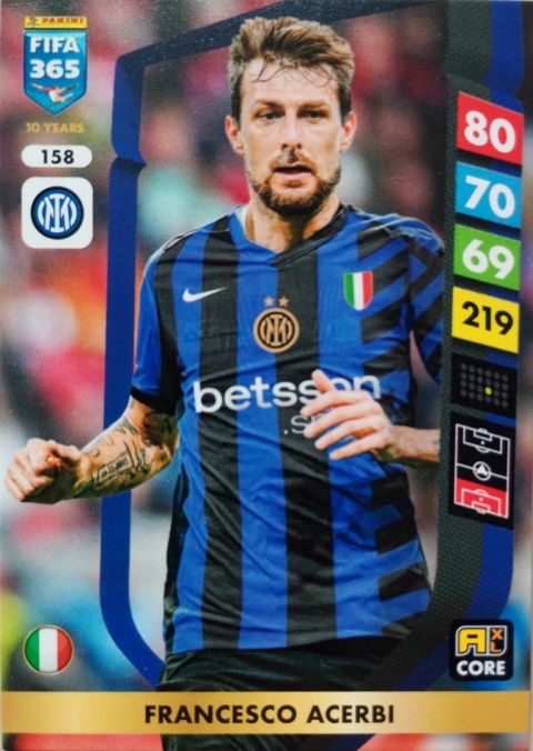 158 Francesco Acerbi Inter Core FIFA 365 2025