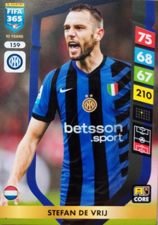 159 Stefan de Vrij Inter Core FIFA 365 2025
