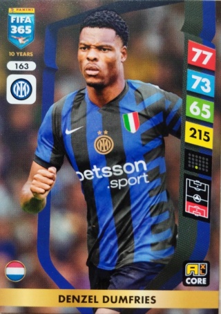 163 Denzel Dumfries Inter Core FIFA 365 2025