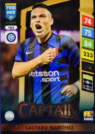 165 Lautaro Martínez Inter Core Captain FIFA 365 2025