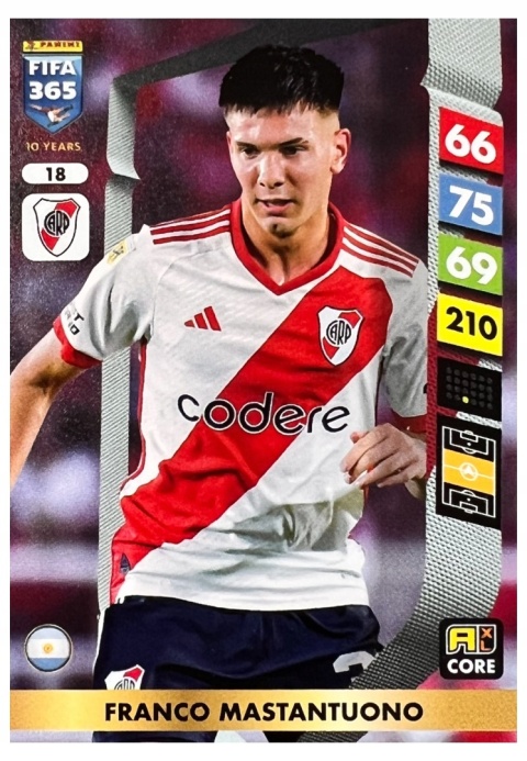 18 Franco Mastantuono River Plate Core FIFA 365 2025