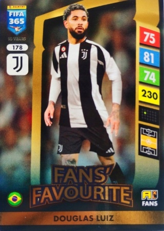 178 Douglas Luiz Juventus Fans’ Favourite FIFA 365 2025