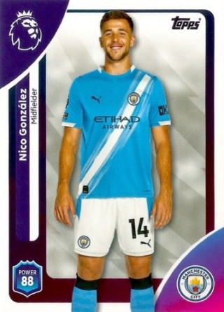 187 Nico González Manchester City Base Premier League 2026