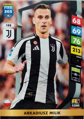 188 Arkadiusz Milik Juventus Core FIFA 365 2025