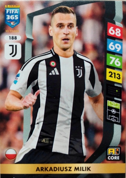 188 Arkadiusz Milik Juventus Core FIFA 365 2025