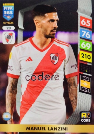 20 Manuel Lanzini River Plate Core FIFA 365 2025