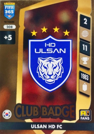 208 Club Badge Ulsan Core FIFA 365 2025