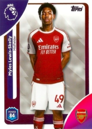 9 Myles Lewis-Skelly Arsenal Base Premier League 2026