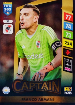 21 Franco Armani River Plate Core Captain FIFA 365 2025
