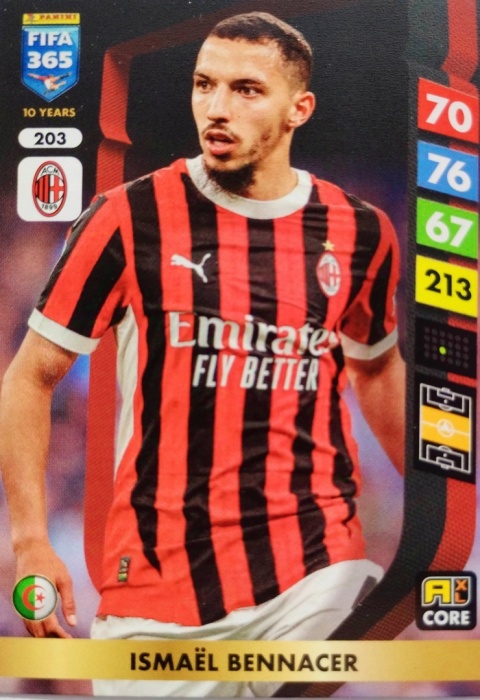 203 Ismaël Bennacer AC Milan Core FIFA 365 2025