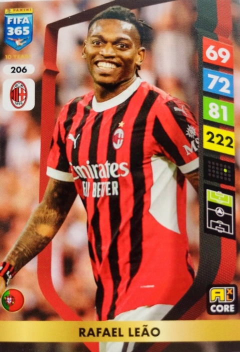 206 Rafael Leão AC Milan Core FIFA 365 2025