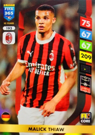 193 Malick Thiaw AC Milan Core FIFA 365 2025