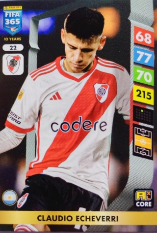 22 Claudio Echeverri River Plate Core FIFA 365 2025