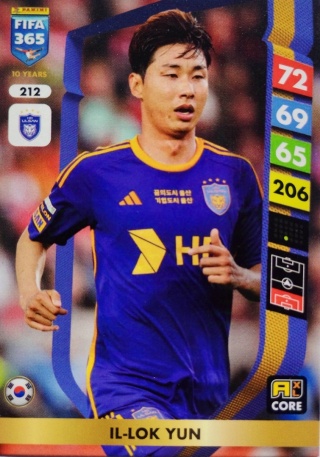 212 Yun Il-lok Ulsan Core FIFA 365 2025